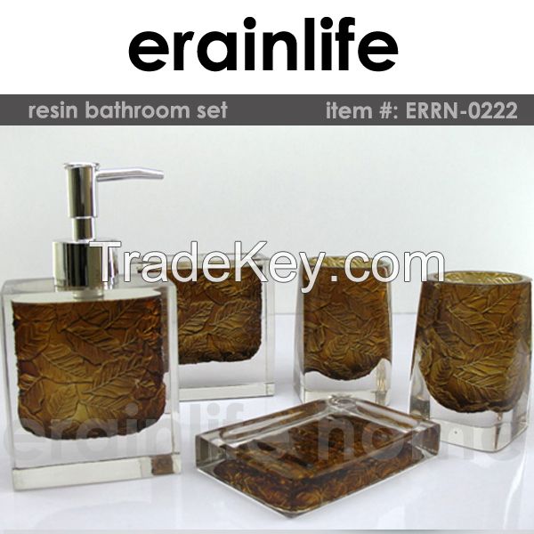 poly resin bathroom product bath sets