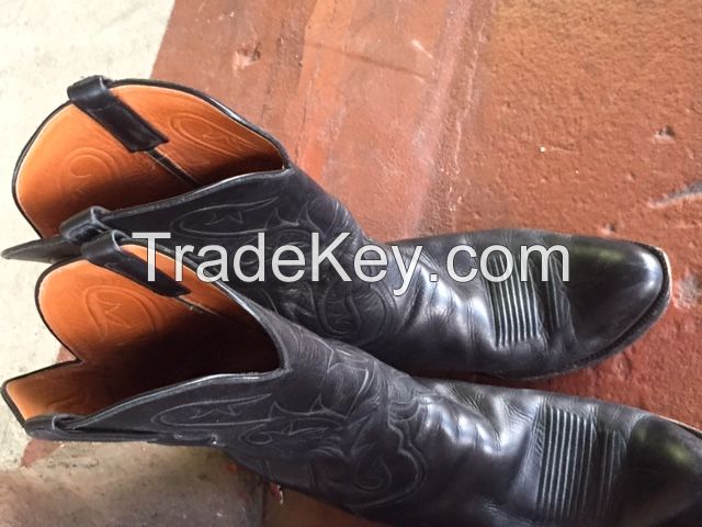 Used Leather Cowboy Boots 