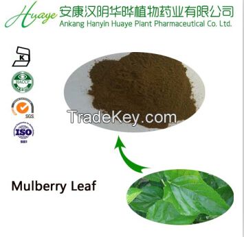 ISO,GMP,KOSHER manufacturer supply   Mulberry leaf extract
