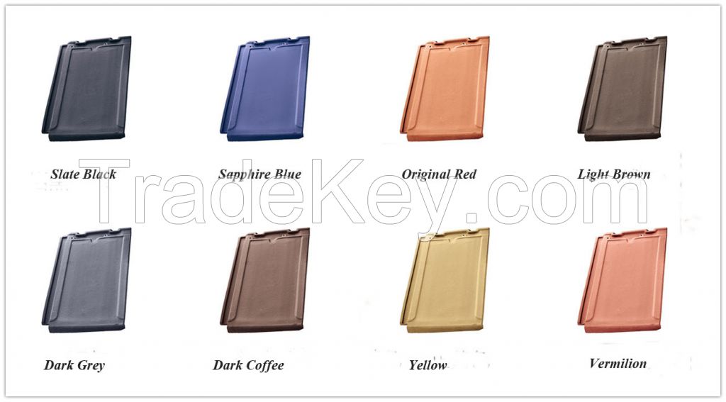 plain roof tile- Germany Rhine Tiles   flat and high-quality tile