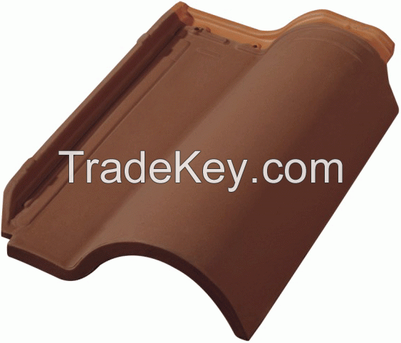 interlocking roof tile-French Romanee Tile-Red and Bent