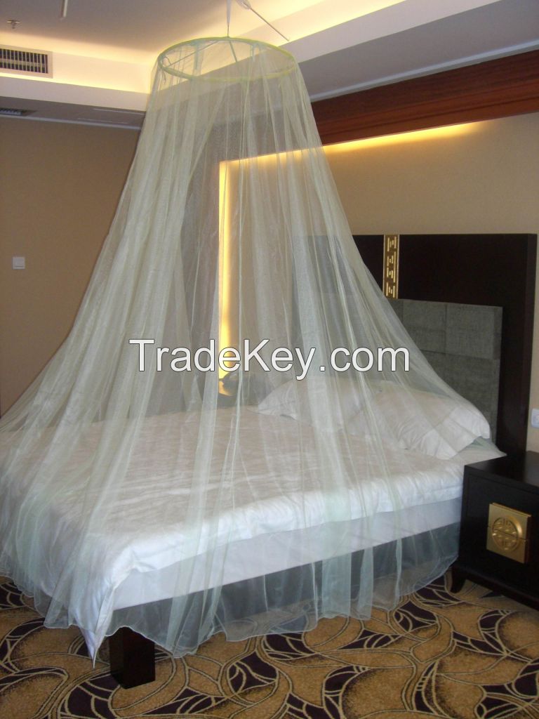 100%polyester long lasting insect treated conical/circular mosquito net