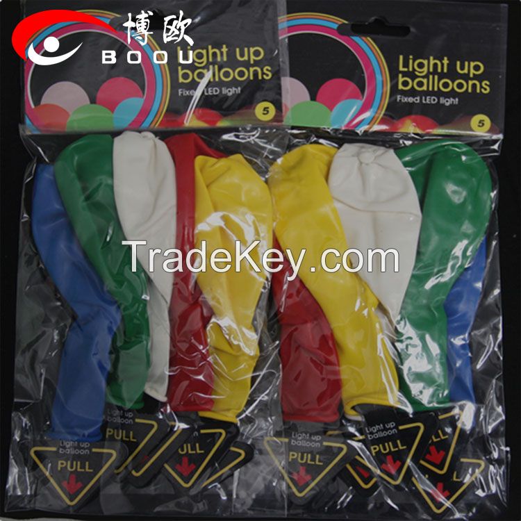 LED flashig ballon party wedding birthday decoration 2014 hot sale