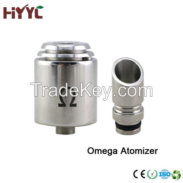 4.0ml Stainless steel RBA Omega Atomizer Wholesale factory new design Omega Clearomizer