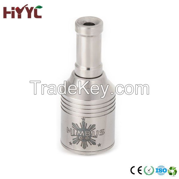 Nimbus Atomizer Huge Vapor Clearomizer 2014 Stainless Steel Rebuildable Nimbus V5 Mod Atomizer Ecigarette Atomizer