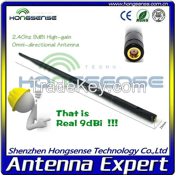 [Quick Seller Product]High Gain Rubber wifi Antenna 9dbi with RP-SMA