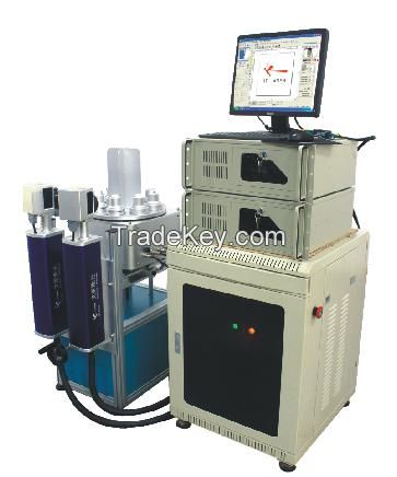 Two Heads 360Ã‚Â° Rotating Laser Marking Machine