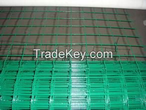 garden border fence/coated border green garden wire mesh fence(Anping)
