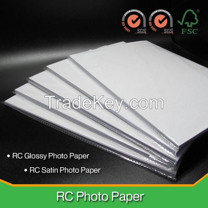 260G Micro-porous RC Satin Photo Paper For Inkjet Printers