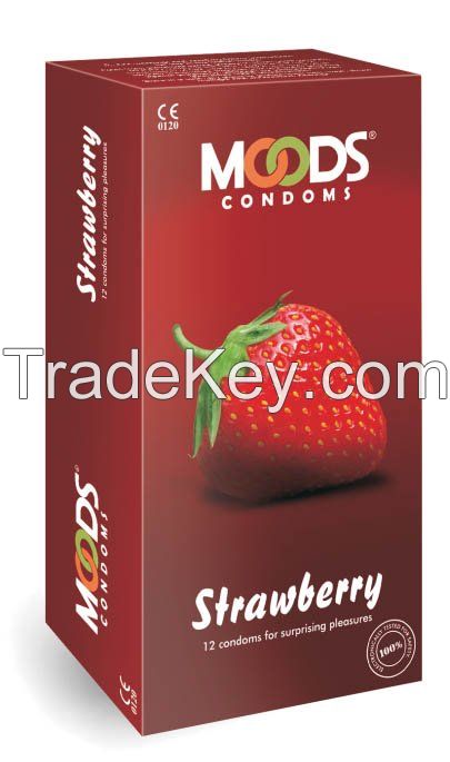 OEM natural rubber latex condom , starwberry flavour condom, dotted &flavour condoms 