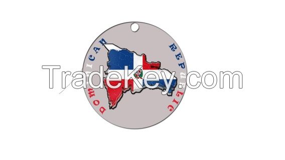Dominican Republic Dog Tags