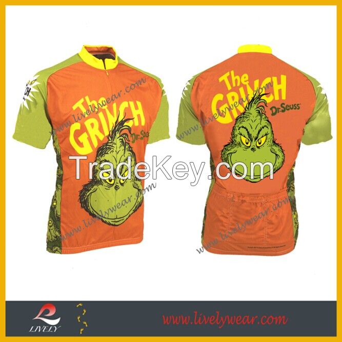 Professional Free Design Sublimated Cycling Shirt