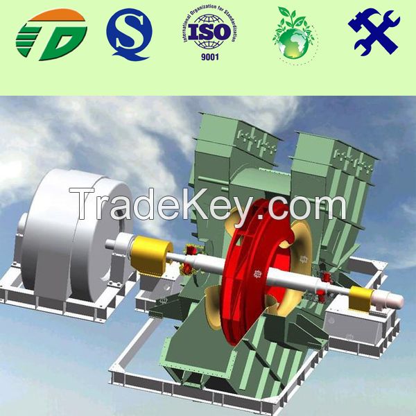 double suction large air flow Industrial kilns materials handling Fan