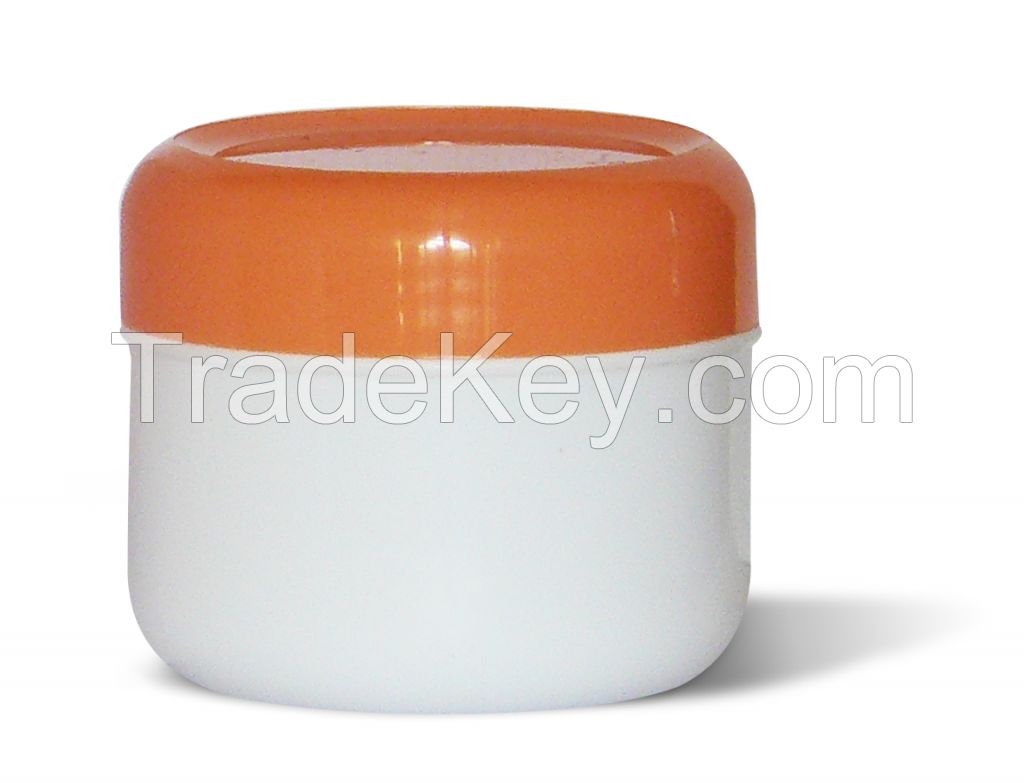cosmetical and pharmaceutical plastic (PP) jar 75ml