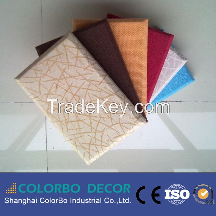 decorative wall covering panel fabric acoustic