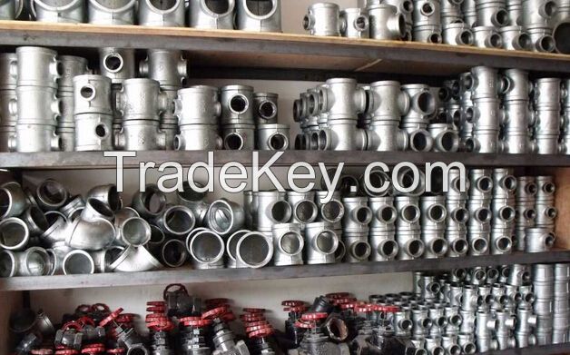 Malleable Ductile Cast/Casting Black /Galvanized Iron Pipe Fitting