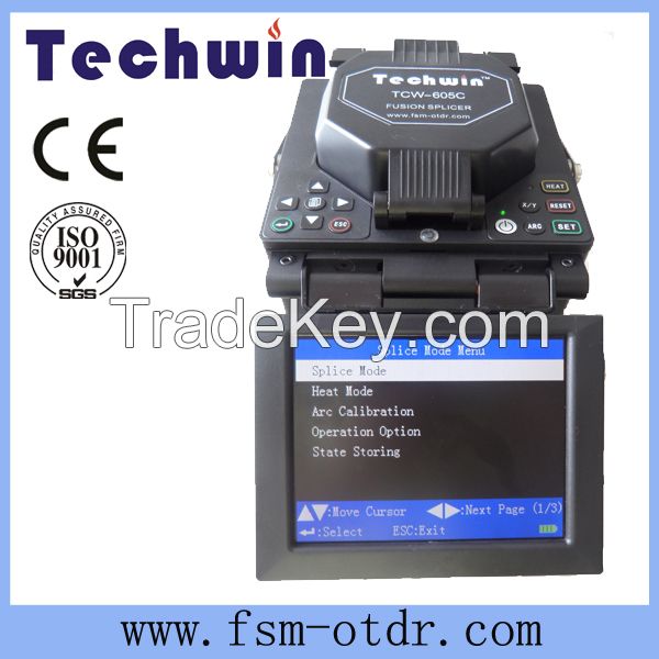 Fiber Optic Fusion Splicer Machine Techwin TCW-605C    