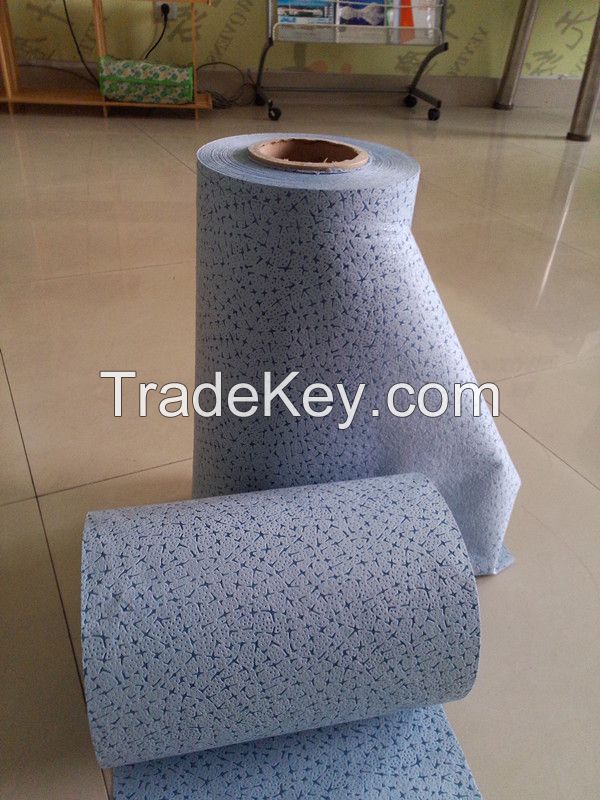 heavy duty industrial cleaning wipe nonwoven fabrics