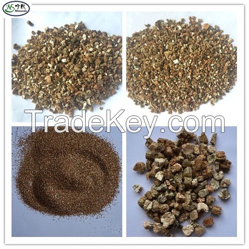 Golden and Silver Expanded Vermiculite for Horticulture, Agriculture, etc