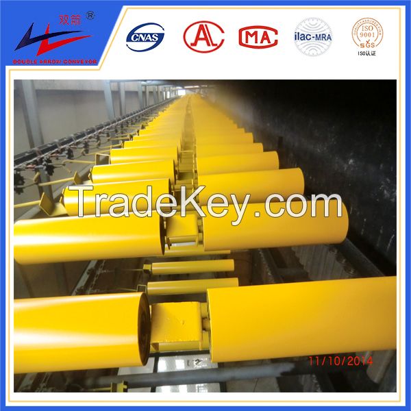 ISO Certified Steel belt conveyor trough roller from China