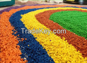 EPDM colored rubber granule