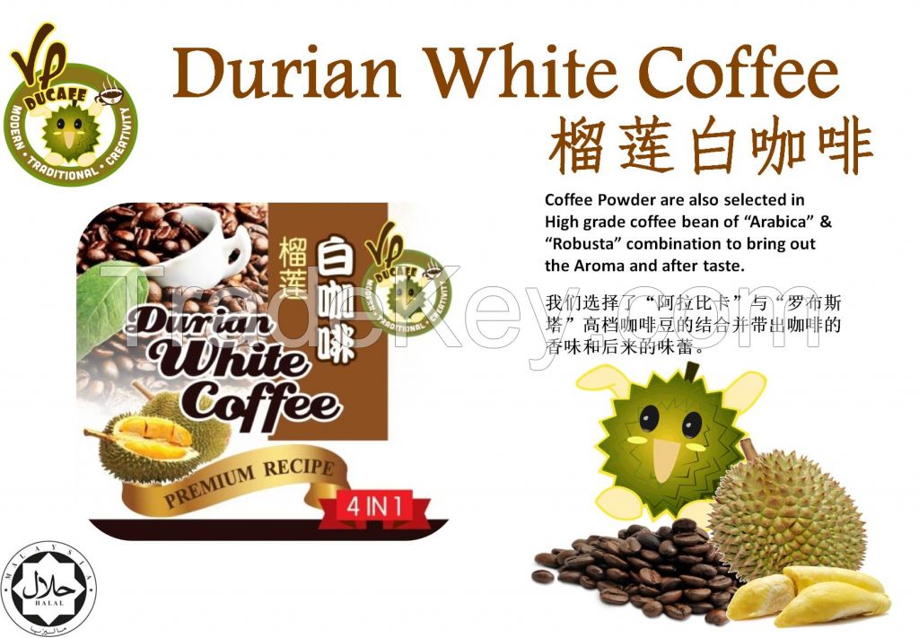 4 in 1 Durian White Coffee