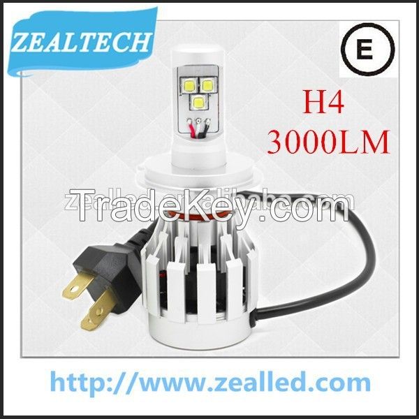China factory 2014 newest design H4-3000LM Dual Beam headlight all in one light LED