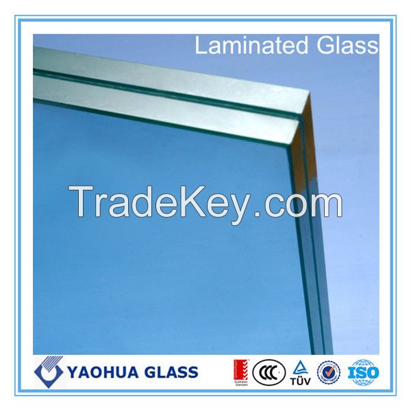 Shandong Yaohua laminated glass 8.38mm from china supplier