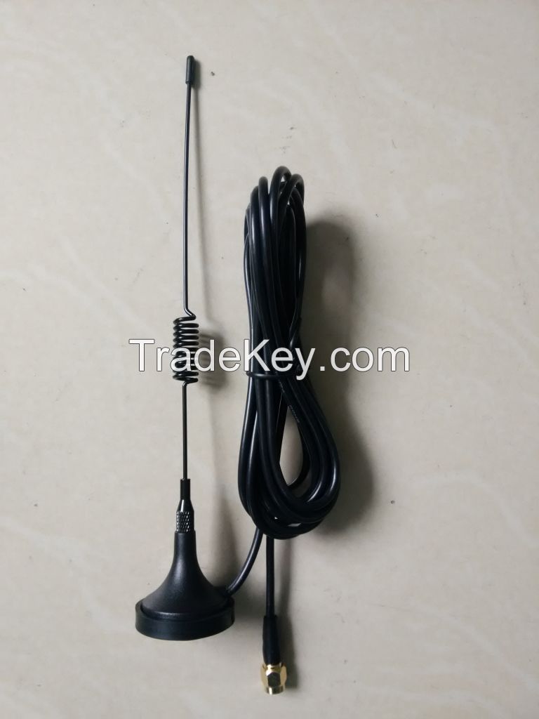 3dBi GSM magnetic antenna, RG174 Coaxial Cable, L=3meters, SMA Male