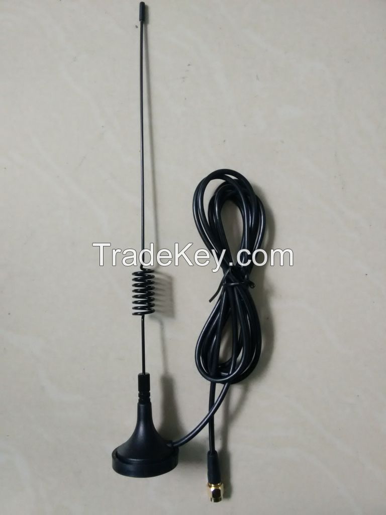 3dBi GSM whip antenna, RG174 Coaxial Cable, L=3meters, R/A SMA Male