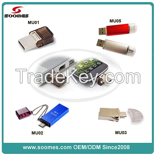 2014 OTG USB Flash Drive for Smart Phones&Tablets with Android