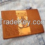 Embossed Leather Patches