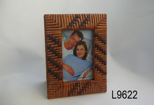 rattan photo frame