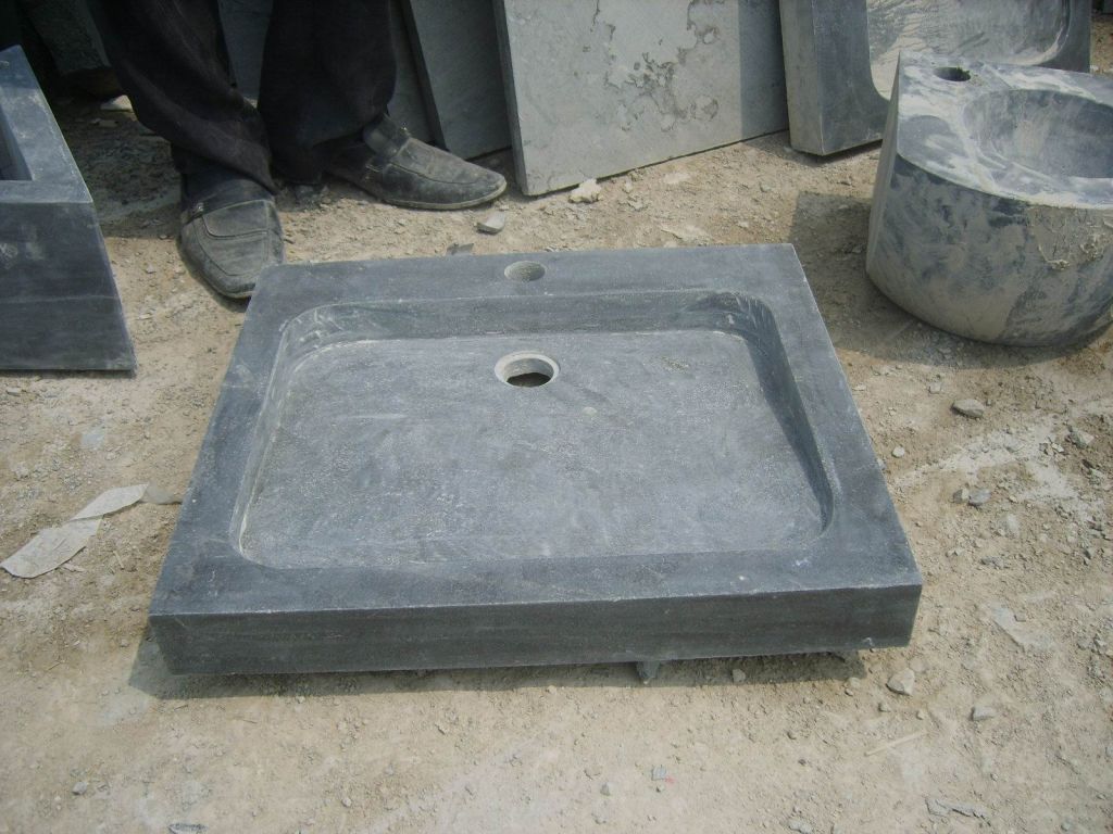 The good-quality and cheap blue stone square wash basin