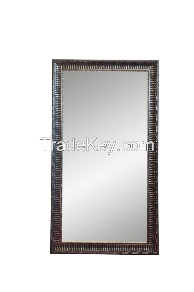 LM1013 anique  wooden frame mirror