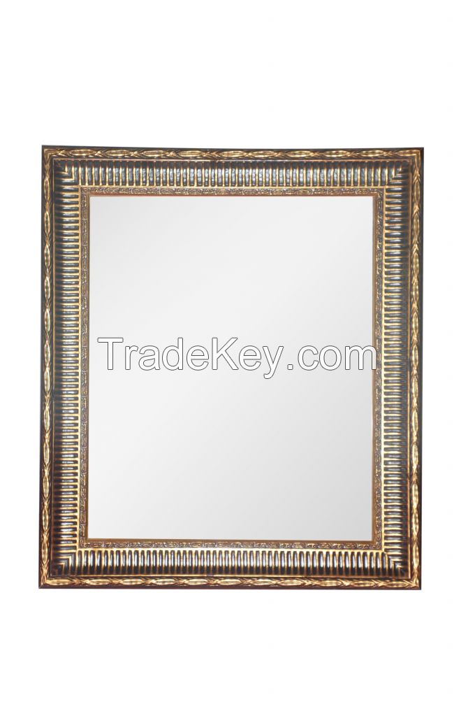 LM1013 anique  wooden frame mirror 