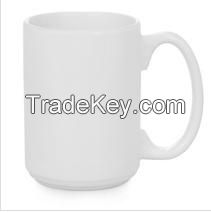 15OZ White  Mug For Heat Transfer printing