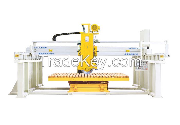 Titable bridge cutting machine