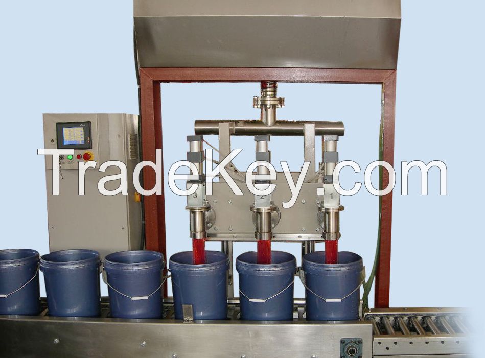 Semi-automatic linear weighing oil filling machine(ISO9001,CE)