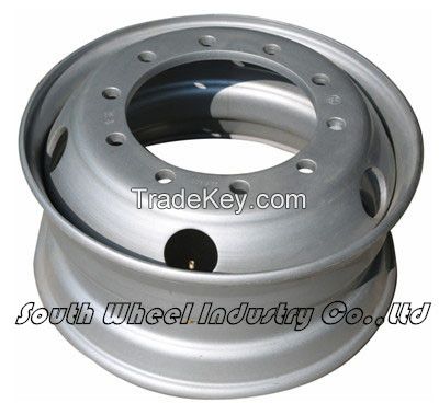 Steel Wheel Rims 8 holes/ Tubeless Truck Wheels 22.5x8.25