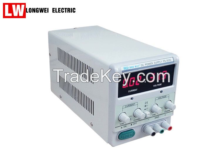 Single Channel Output 30V 3A High Precision Linear DC Power Supply with 4 LED Display