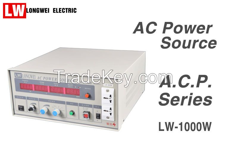 1000W One Phase Variable Frequency AC Power Source