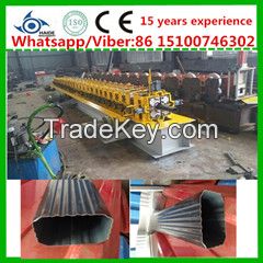 Downspout rain gutter roll forming machine 