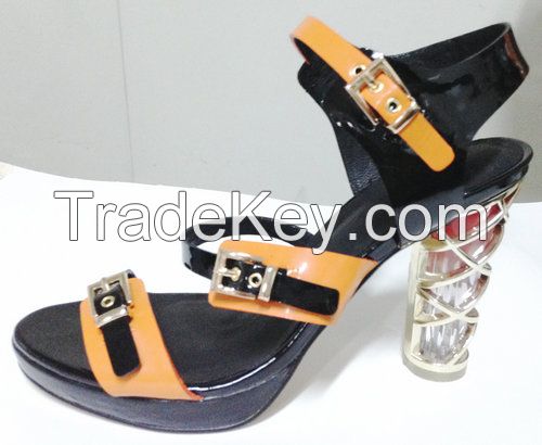 2014 new style ladies gorgeous genuine leather women sandals