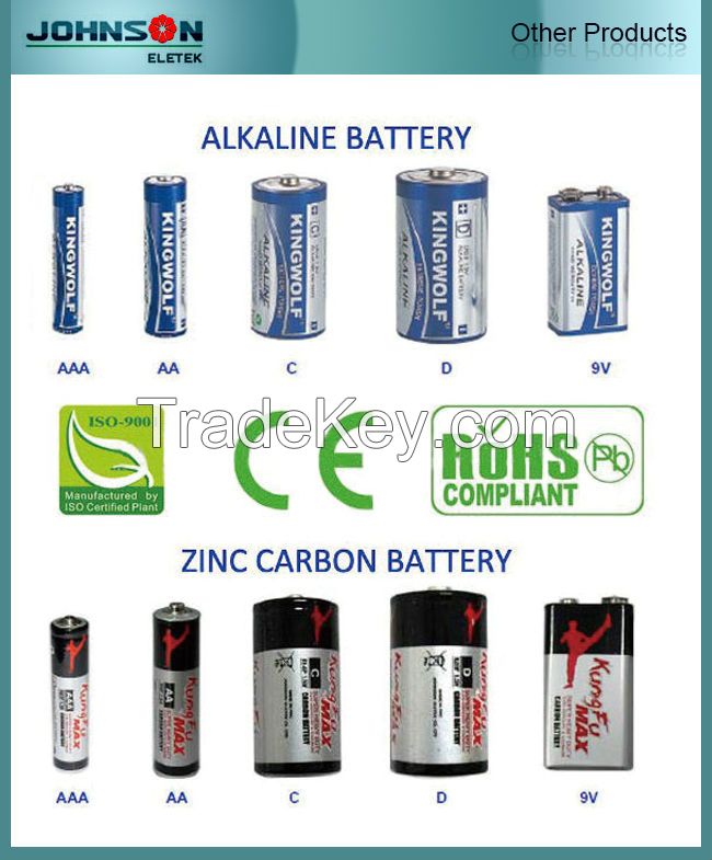 super safe discharge time more than 600 D zinc carbon battery R20