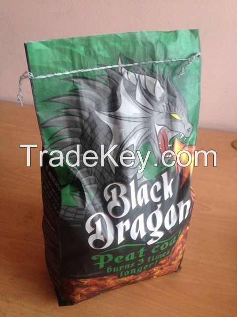 Peat Coal, Wood Charcoal Briquettes