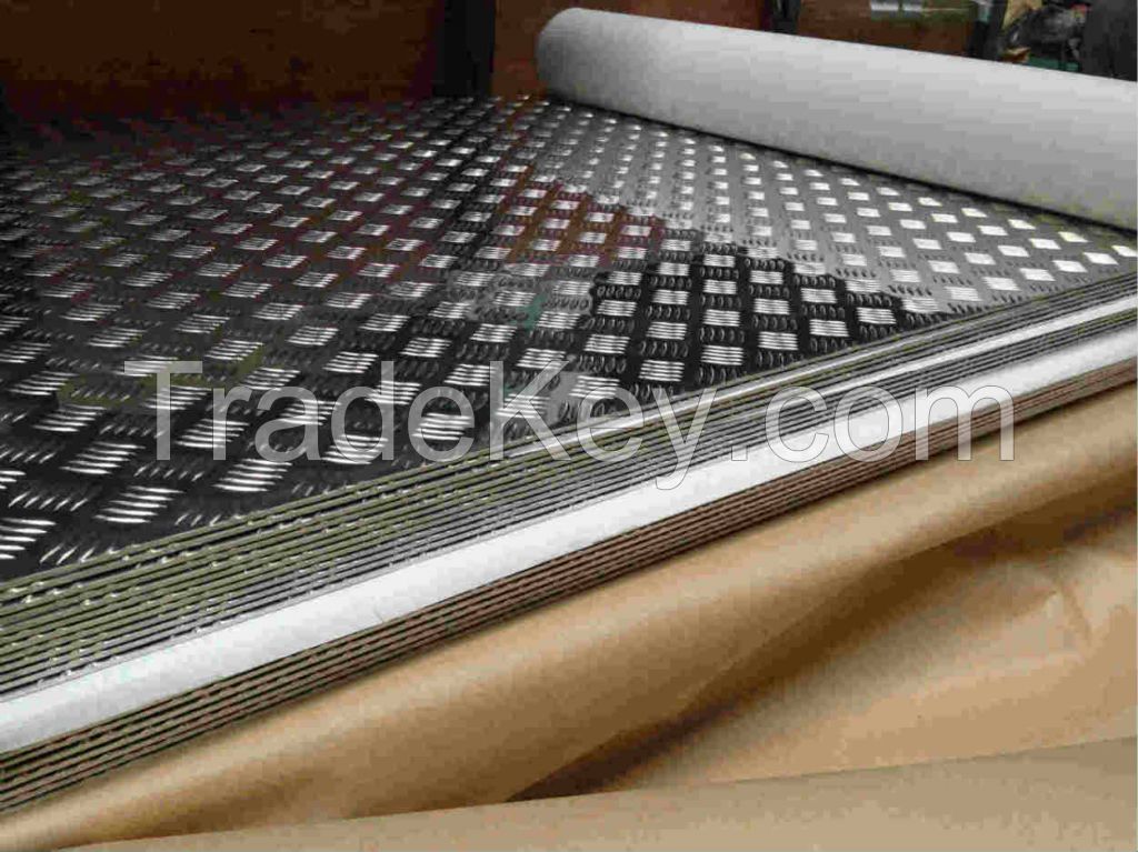 Al 5 Bar Aluminum Tread Plate/ Aluminum Sheet
