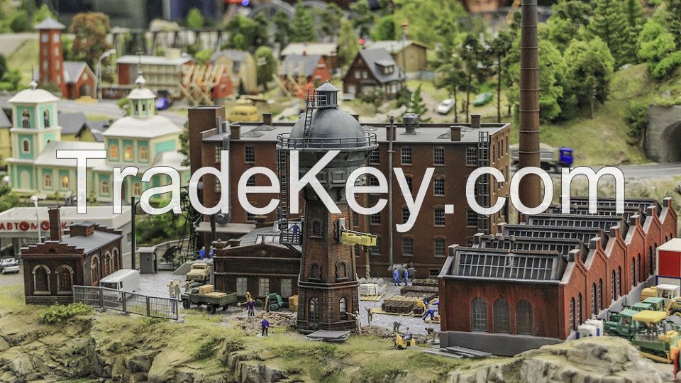 The best custom train city model layout 