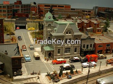 The best custom train city model layout 