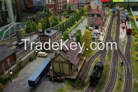 The best custom train city model layout 